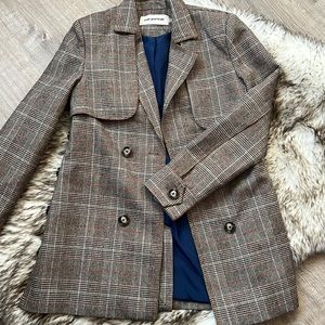 Self portrait winter blazer cape